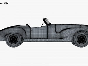 generic cabriolet retro car v 1 3D Модель