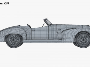 generic cabriolet retro car v 1 3D Модель