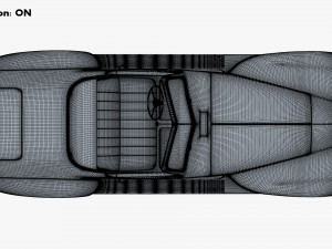 generic cabriolet retro car v 1 3D Модель