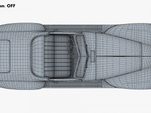 generic cabriolet retro car v 1 3D Модель