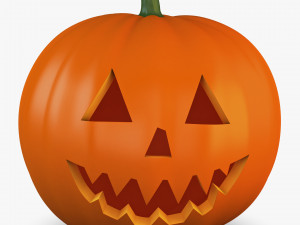 halloween pumpkin v 1 3D Model