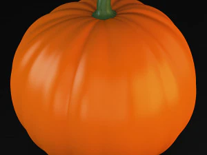 halloween pumpkin v 1 3D Model