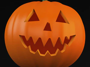 halloween pumpkin v 1 3D Model
