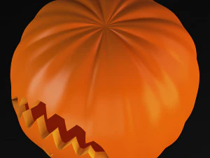 halloween pumpkin v 1 3D Model
