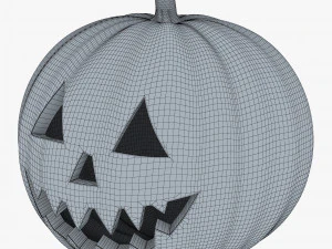 halloween pumpkin v 1 3D Model