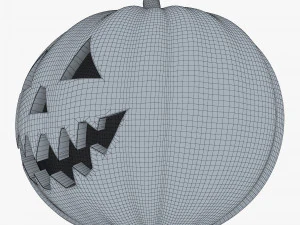 halloween pumpkin v 1 3D Model