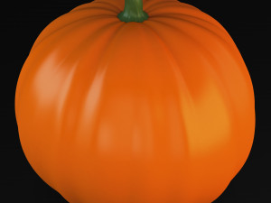 cartoon pumpkin v 1 Modelo 3D
