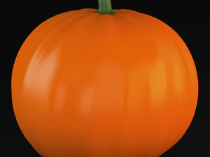 cartoon pumpkin v 1 3D Model