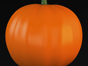 cartoon pumpkin v 1 3D Model