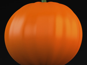 cartoon pumpkin v 1 Modelo 3D