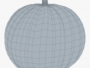cartoon pumpkin v 1 3D Model