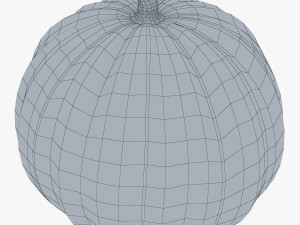 cartoon pumpkin v 1 Modelo 3D
