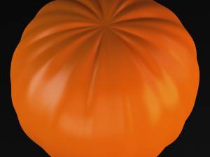 cartoon pumpkin v 1 Modelo 3D
