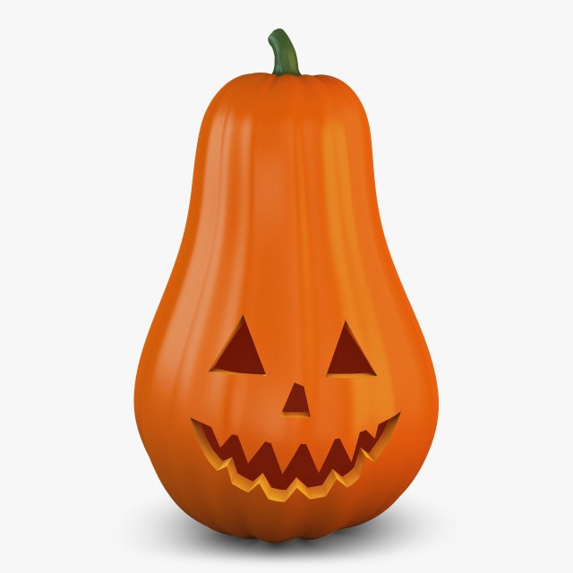 halloween pumpkin v 2 3Dモデル .c4d .max .obj .3ds .fbx .stl .blend 