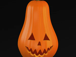 halloween pumpkin v 2 3D Model
