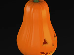 halloween pumpkin v 2 3D Model