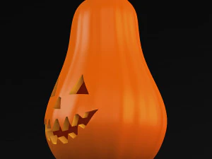 halloween pumpkin v 2 3D Model