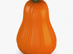 cartoon pumpkin v 2 3D Model