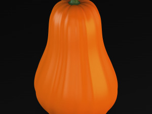 cartoon pumpkin v 2 3D Model