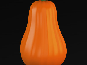 cartoon pumpkin v 2 3D Model