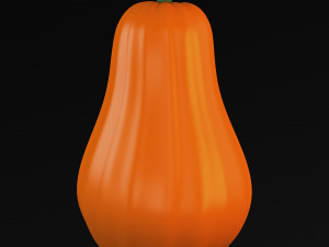 cartoon pumpkin v 2 3D Model