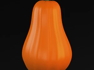 cartoon pumpkin v 2 3D Model