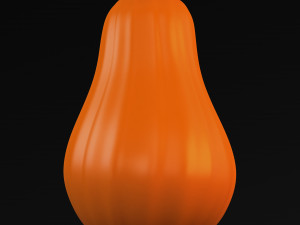 cartoon pumpkin v 2 3D Model