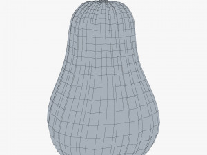cartoon pumpkin v 2 3D Model
