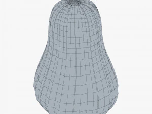 cartoon pumpkin v 2 3D Model