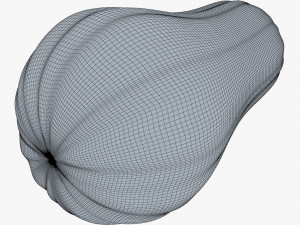 cartoon pumpkin v 2 3D Model