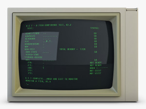 monitor v 2 3D Модель