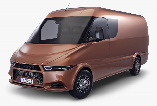 generic commercial cargo van v 1 3D मॉडल .c4d .max .obj .3ds .fbx .stl .blend 