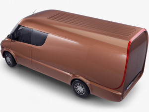 generic commercial cargo van v 1 3D मॉडल