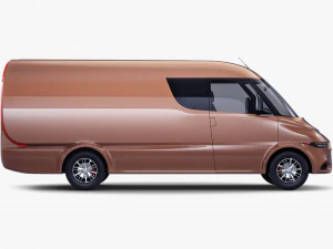 generic commercial cargo van v 1 3D Model