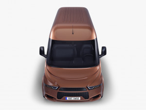 generic commercial cargo van v 1 3D मॉडल
