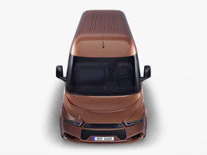 generic commercial cargo van v 1 3D Model