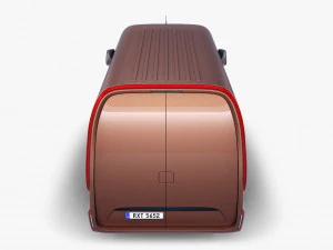 generic commercial cargo van v 1 3D Model