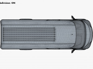 generic commercial cargo van v 1 3D मॉडल
