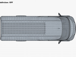 generic commercial cargo van v 1 3D मॉडल