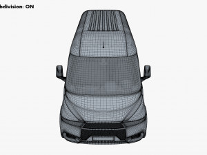 generic commercial cargo van v 1 3D मॉडल