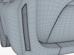 generic commercial cargo van v 1 3D Model