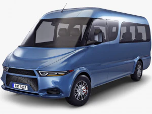 सामान्य यात्री वैन वी 1 3D मॉडल