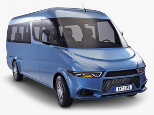 Generic passenger van v 1 3D Модель