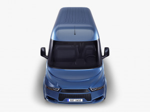 Generic passenger van v 1 3D Модель