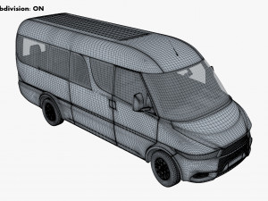 Generic passenger van v 1 3D Модель