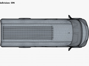 Generic passenger van v 1 3D Модель