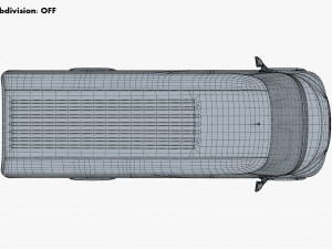 Generic passenger van v 1 3D Модель