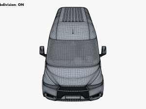 Generic passenger van v 1 3D Модель