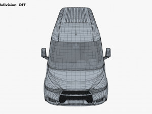 Generic passenger van v 1 3D Модель