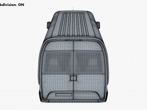 Generic passenger van v 1 3D Модель